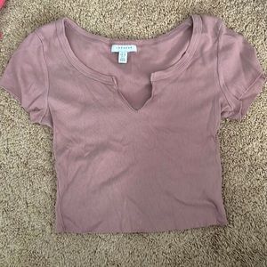 Light Purple cropped tee